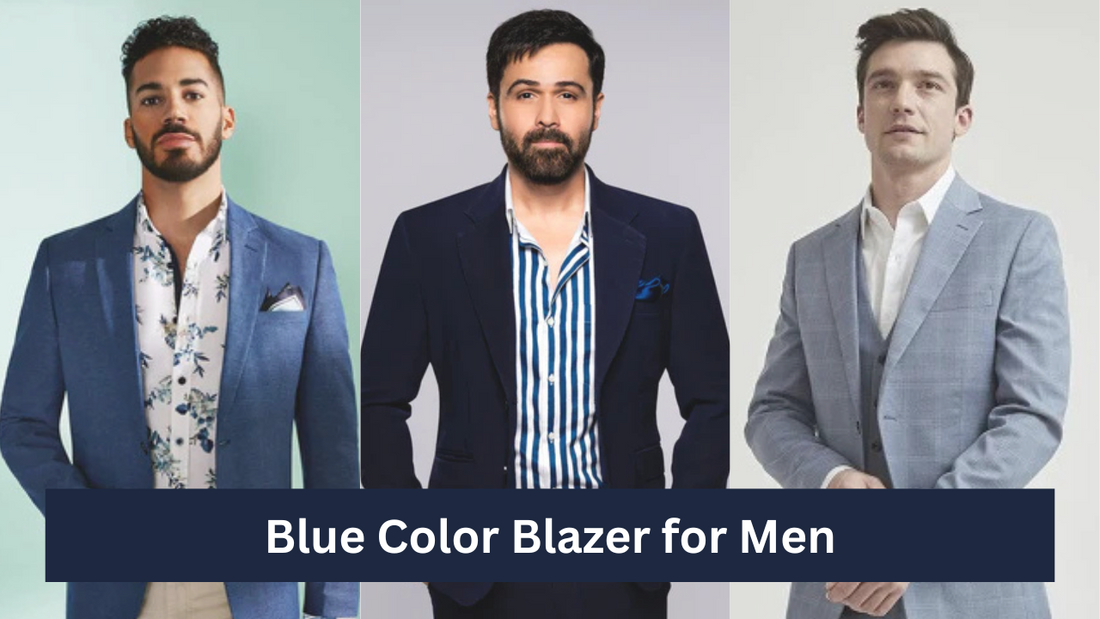 Blue Color Blazer for Men