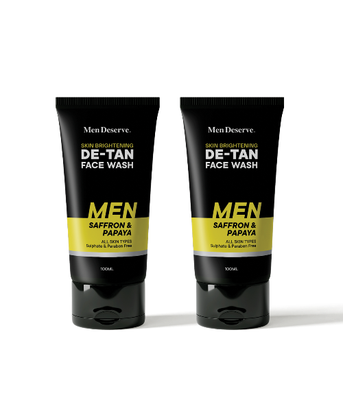 Pack of 2 De-Tan face wash for men
