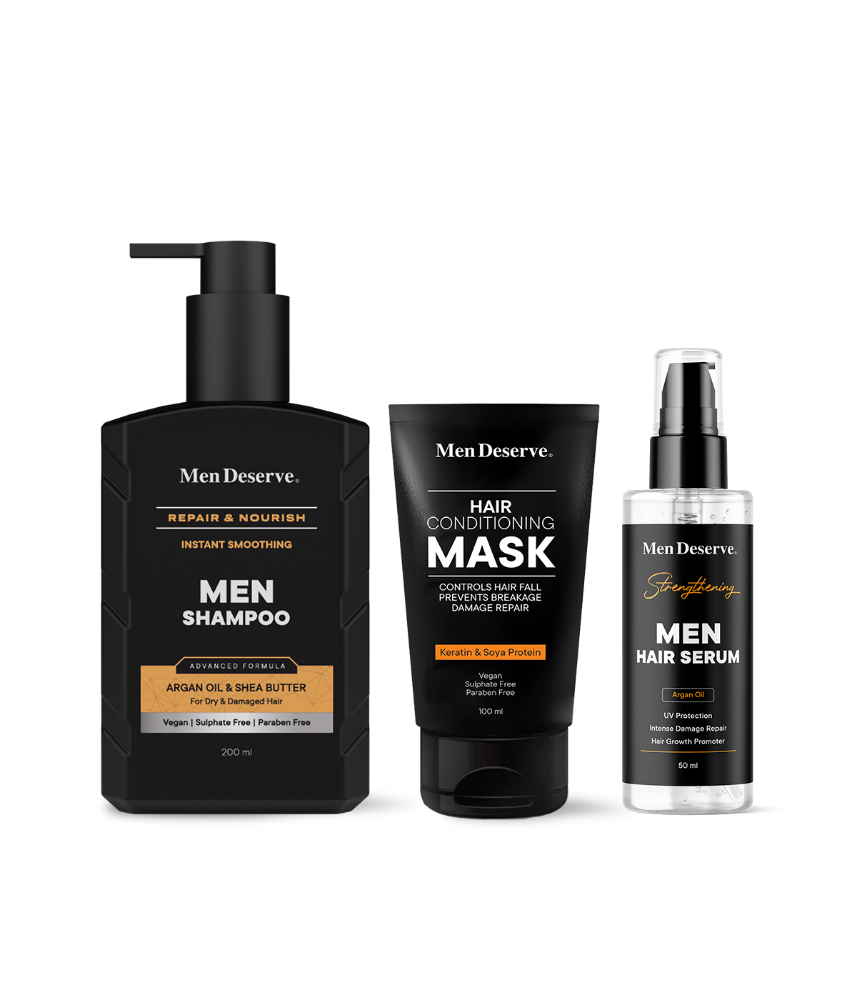 Repair & Nourish Hair Care Solution for Men.