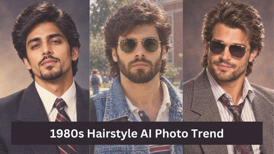 1980s Hairstyle AI Photo Trend