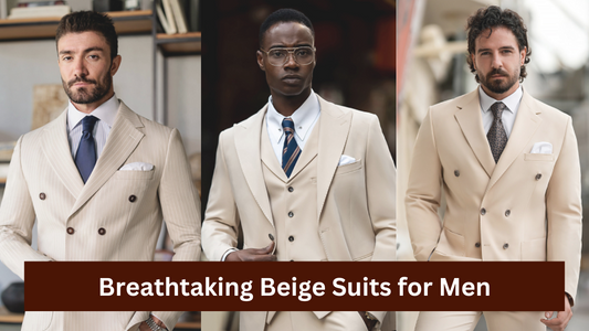 Beige Suits for Men