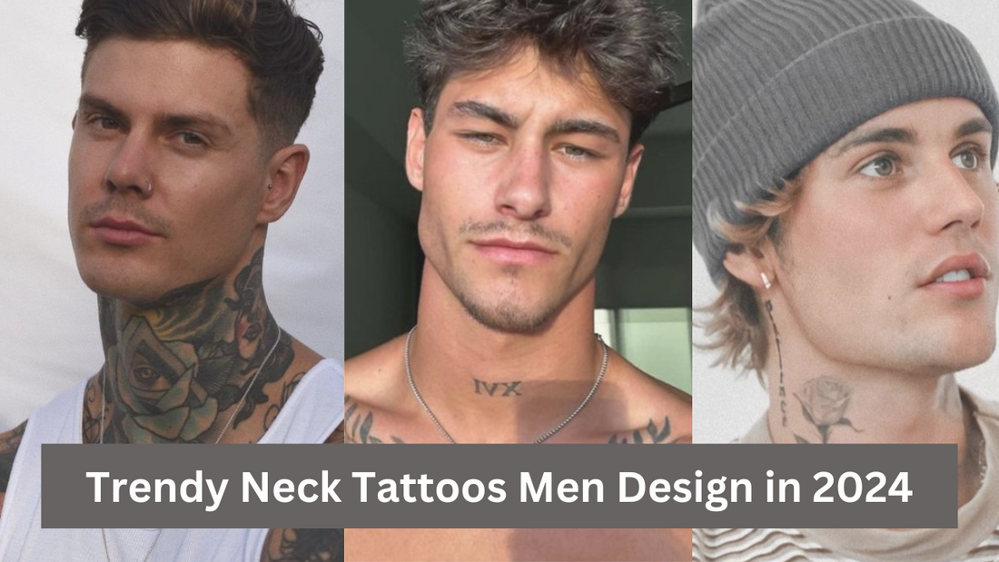 15 Best & Trendy Neck Tattoos for Men in 2024