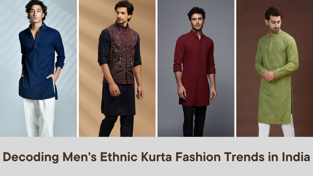 Decoding Men's Ethnic Kurta Fashion Trends in India 2024