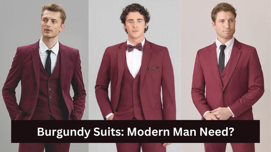 Burgundy Suits for Men