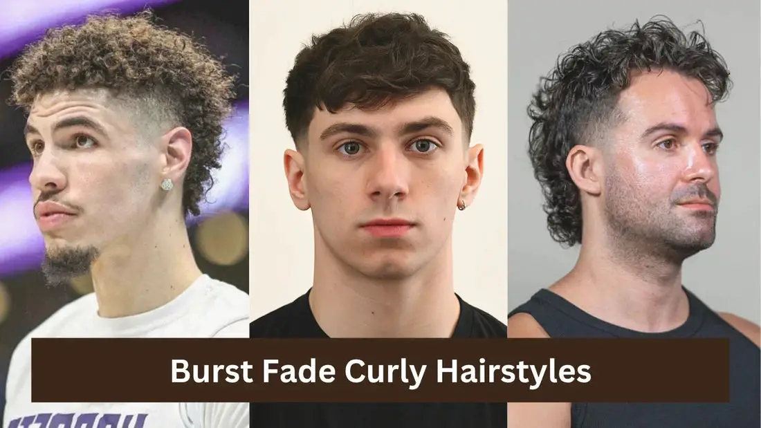 Burst Fade Curly Hair