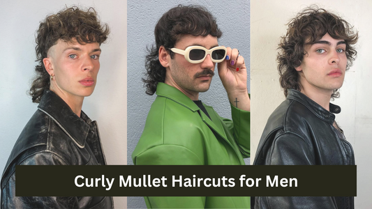 Curly Mullet Haircuts for Men