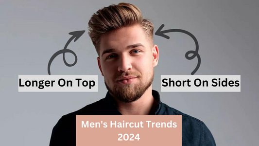 Men's Haircut Trends: Longer On Top Short On Sides Haircuts