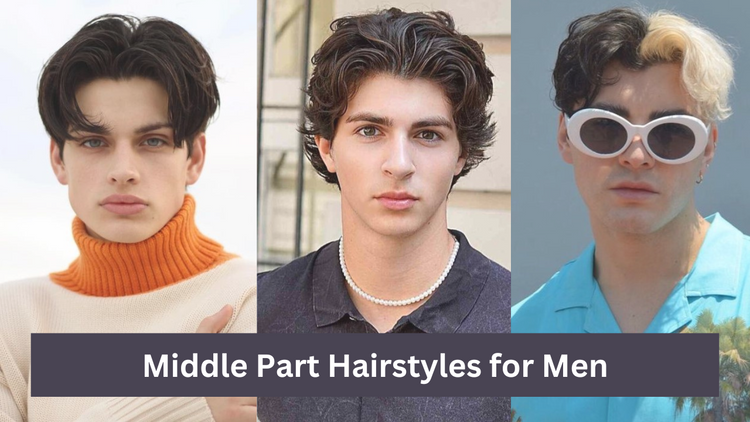 how to get rid of middle part hair men