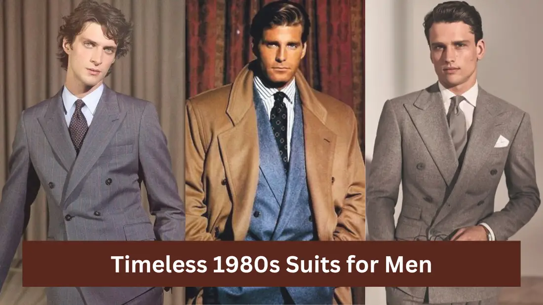 Timeless 1980s Suits for Men Power, Style and Elegance. Men Deserve