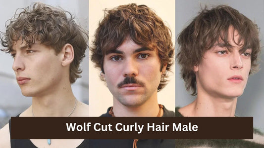Wolf Cut Curly Hair Male