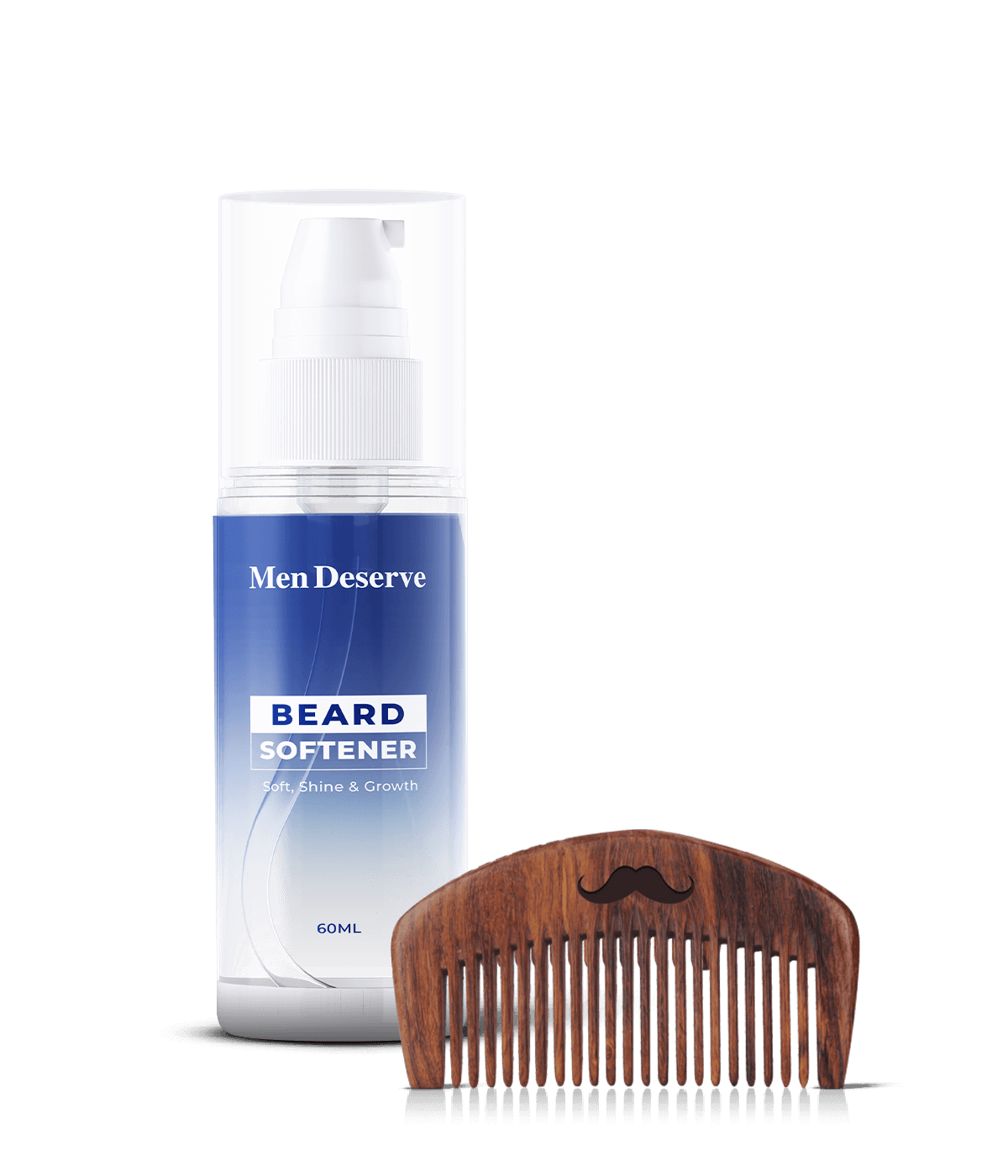 Combo of Beard Softener & Beard Comb